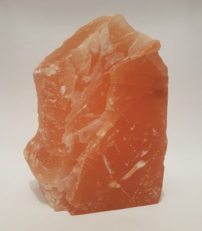 Orange Selenite Lamp